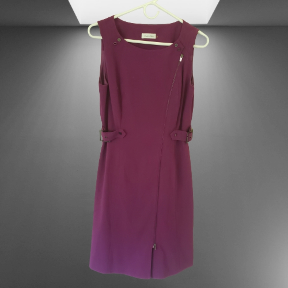 Size 6 Purple Calvin Klein dress